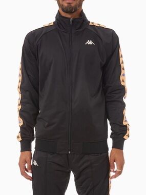 Kappa Black Jacket with Red Accents
